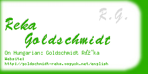 reka goldschmidt business card